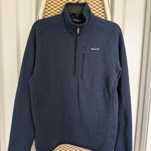 Patagonia Men's Better Sweater Navy 1/4 Zip Jacket Small